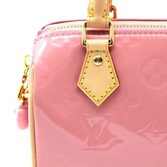 Louis Vuitton Vernis Monogram Nano Speedy Mochi Pink - Picture 9 of 11